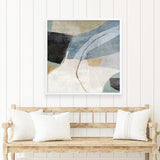 Blue Canyon 2 (Square) Art Print