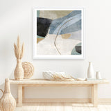 Blue Canyon 2 (Square) Art Print