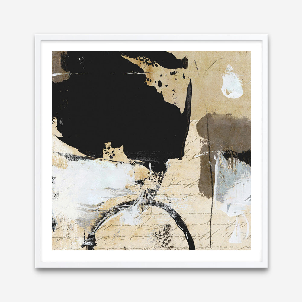 News Day Collage II (Square) Art Print