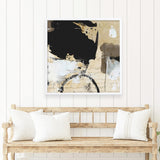 News Day Collage II (Square) Art Print