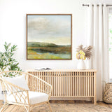 Summer Marsh (Square) Canvas Print