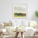 Summer Marsh (Square) Art Print