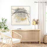 Tangle 1 (Square) Canvas Print