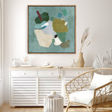 Abstract Amorphic (Square) Canvas Print