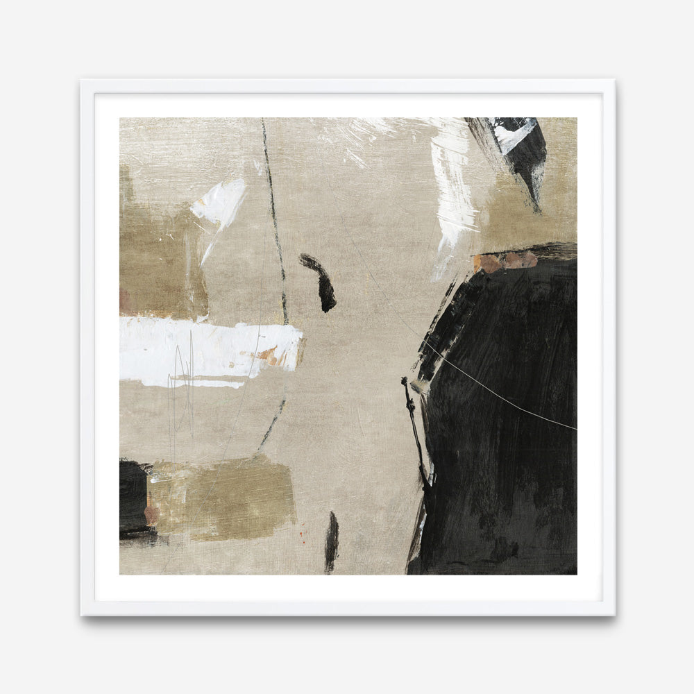 City Sidewalk 1 (Square) Art Print