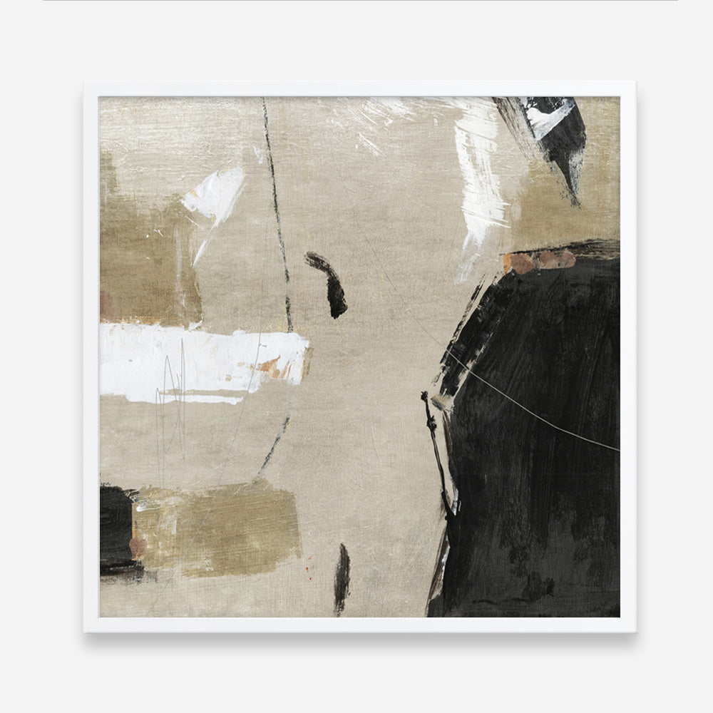 City Sidewalk 1 (Square) Art Print