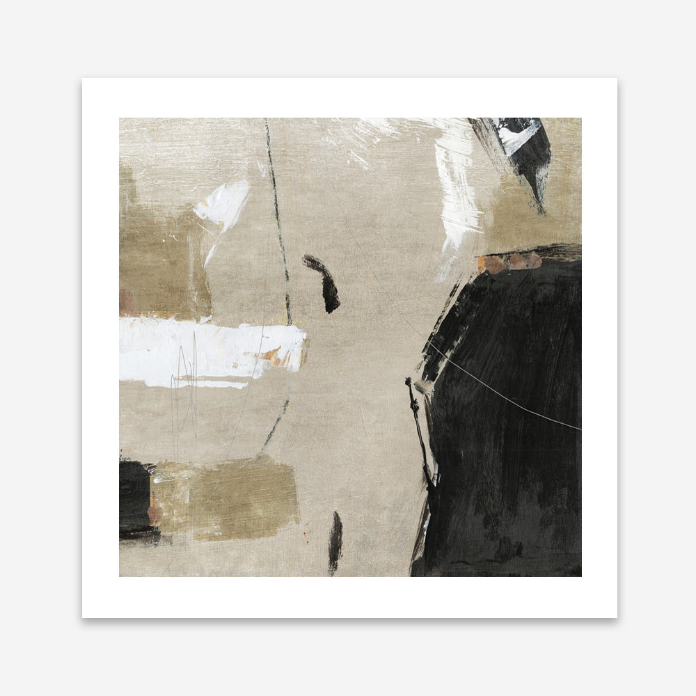 City Sidewalk 1 (Square) Art Print