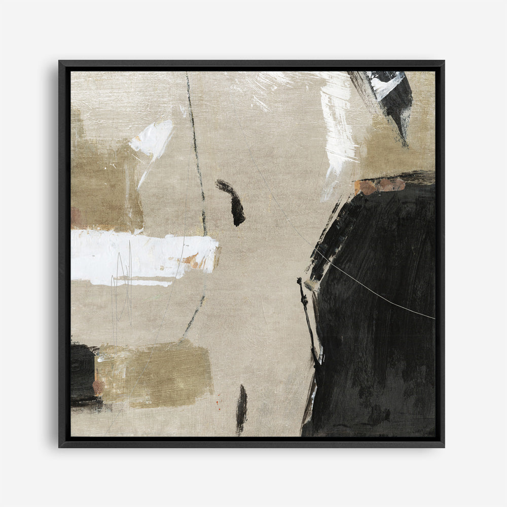 City Sidewalk 1 (Square) Canvas Print