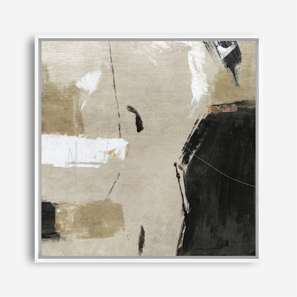 City Sidewalk 1 (Square) Canvas Print