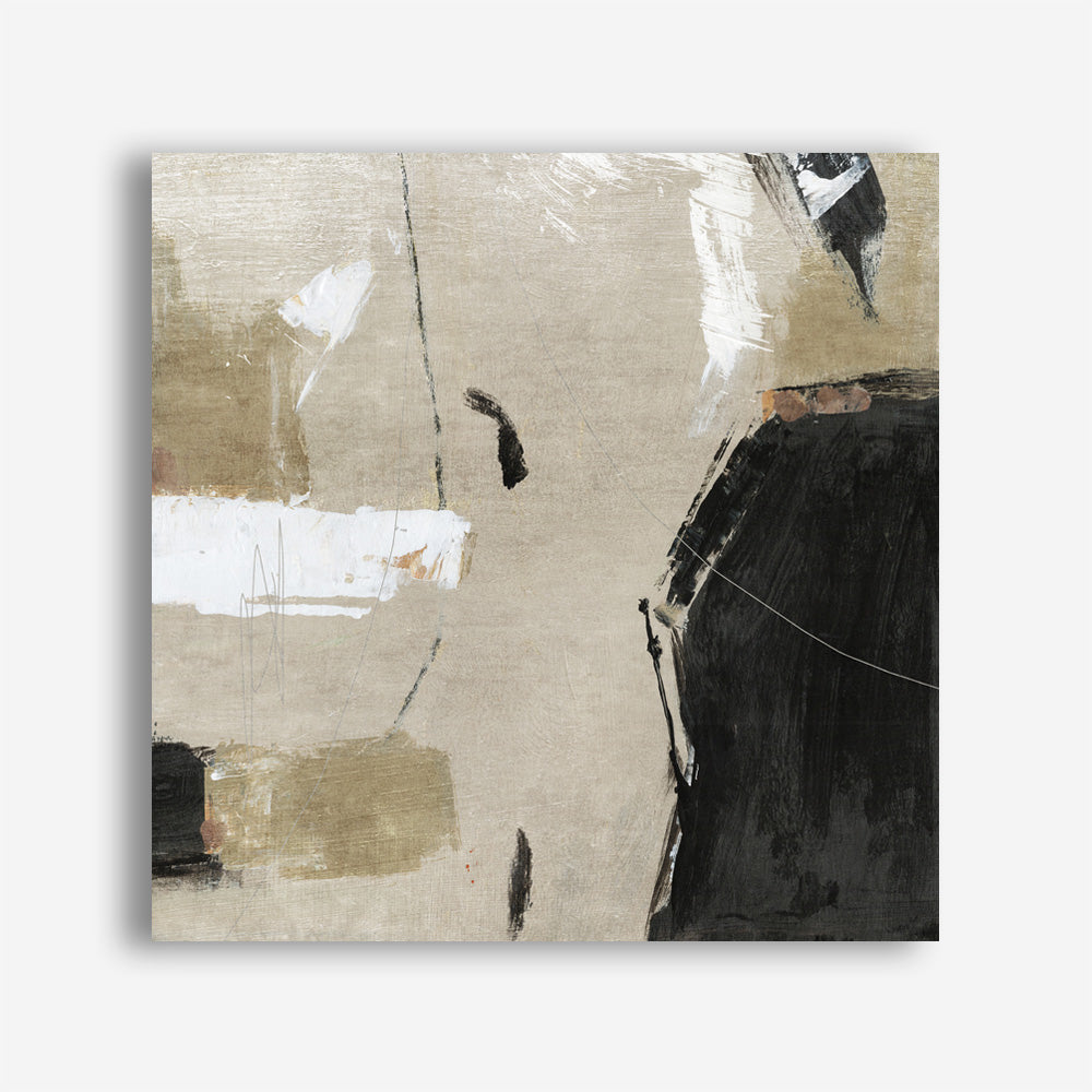 City Sidewalk 1 (Square) Canvas Print