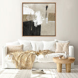 City Sidewalk 1 (Square) Canvas Print