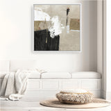 City Sidewalk 2 (Square) Canvas Print