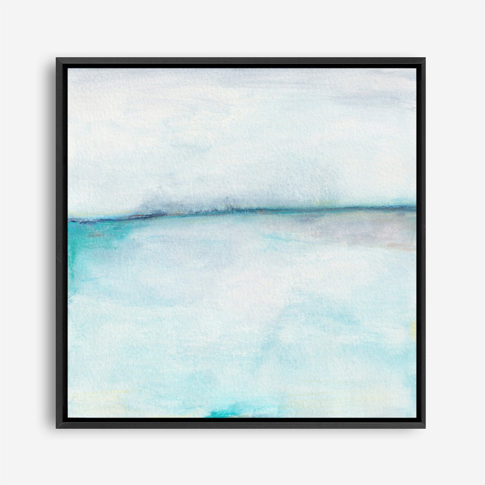 Tides of Indigo No. 1 (Square) Canvas Print