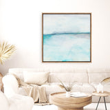 Tides of Indigo No. 1 (Square) Canvas Print