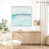 Tides of Indigo No. 1 (Square) Canvas Print