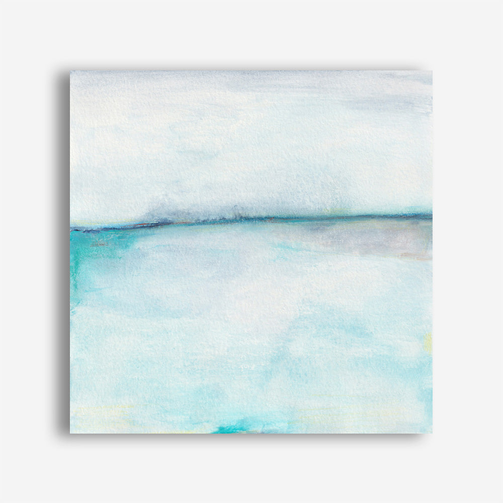 Tides of Indigo No. 1 (Square) Canvas Print