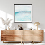 Tides of Indigo No. 1 (Square) Art Print