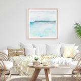 Tides of Indigo No. 1 (Square) Art Print