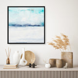 Tides of Indigo No. 2 (Square) Canvas Print