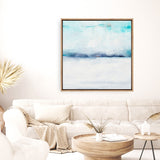 Tides of Indigo No. 2 (Square) Canvas Print