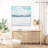 Tides of Indigo No. 2 (Square) Canvas Print