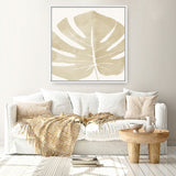 Neutral Tropico No. 1 (Square) Canvas Print