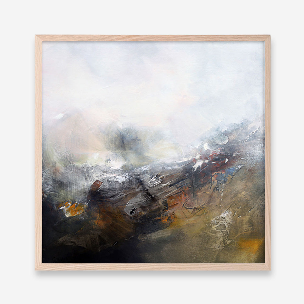 Snow Time (Square) Art Print