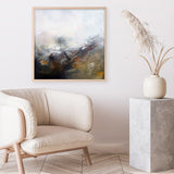 Snow Time (Square) Art Print