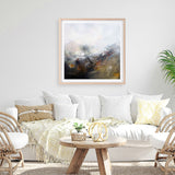 Snow Time (Square) Art Print