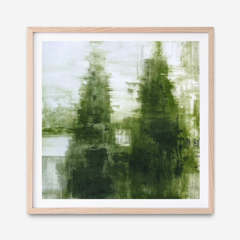 Two Winter Trees 1 (Square) Art Print