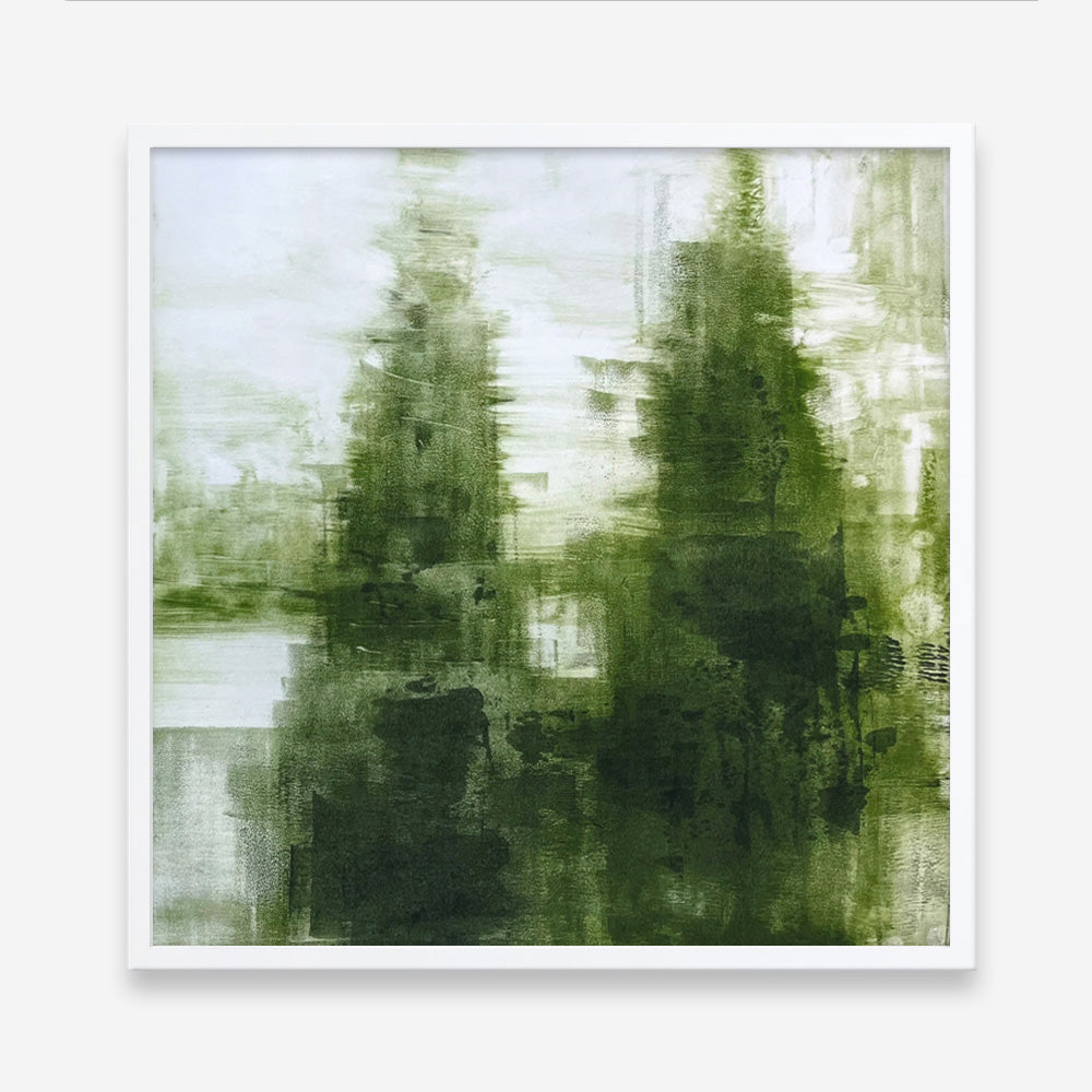 Two Winter Trees 1 (Square) Art Print