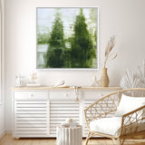 Two Winter Trees 1 (Square) Canvas Print