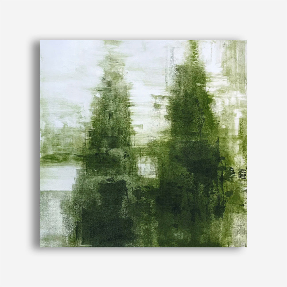 Two Winter Trees 1 (Square) Canvas Print
