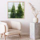 Two Winter Trees 1 (Square) Art Print