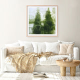 Two Winter Trees 1 (Square) Art Print