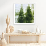 Two Winter Trees 1 (Square) Art Print