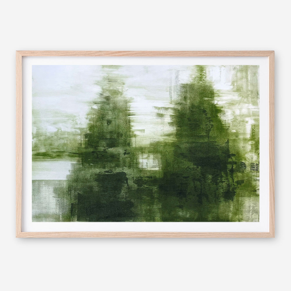Two Winter Trees 1 Art Print