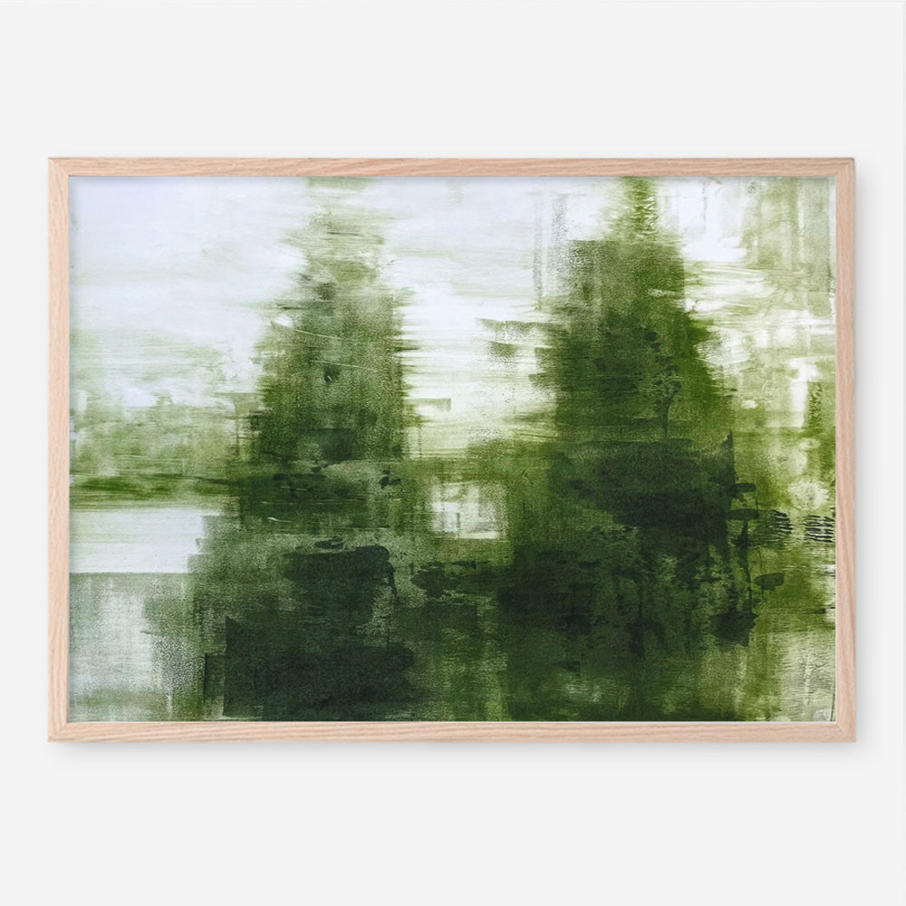 Two Winter Trees 1 Art Print