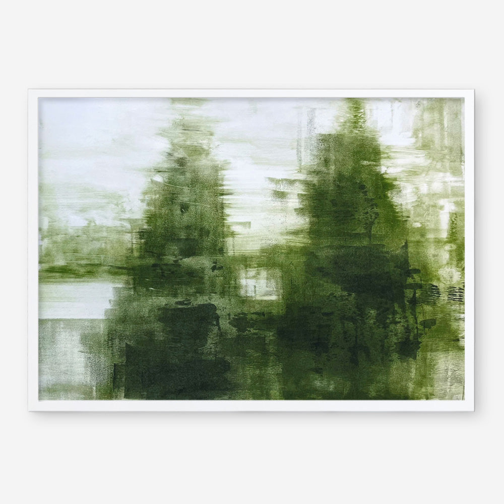 Two Winter Trees 1 Art Print