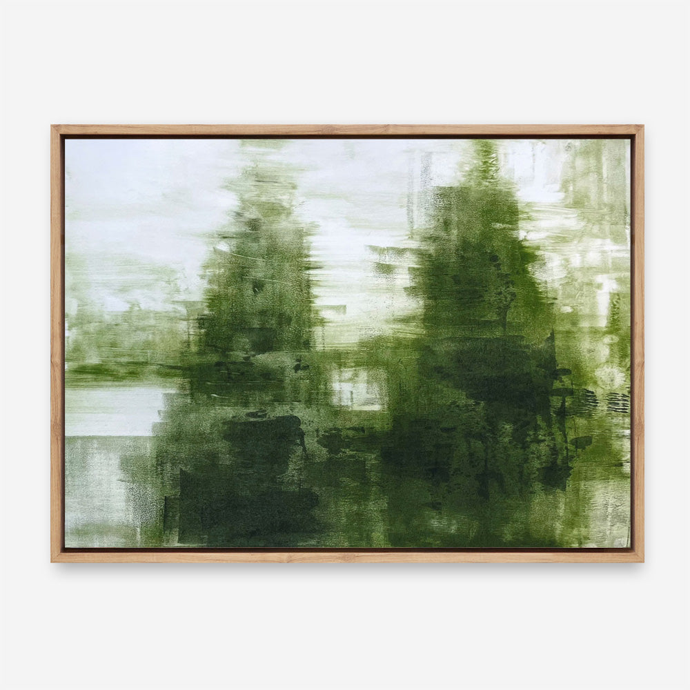 Two Winter Trees 1 Canvas Print