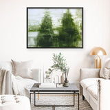 Two Winter Trees 1 Art Print