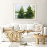 Two Winter Trees 1 Art Print