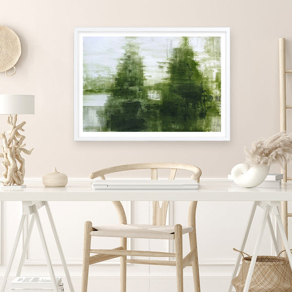 Two Winter Trees 1 Art Print
