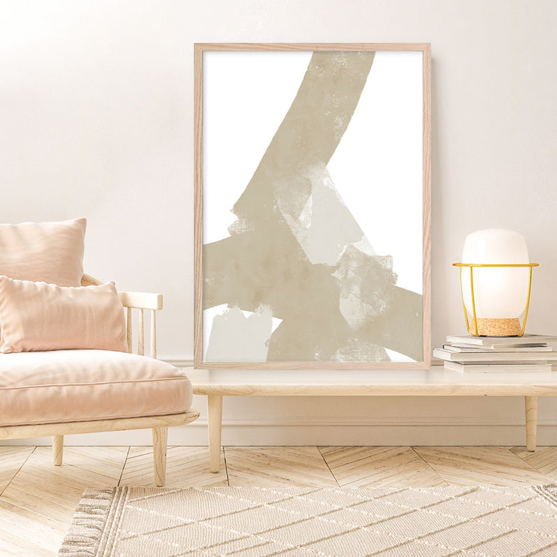 Modern Neutrals No. 1 Art Print