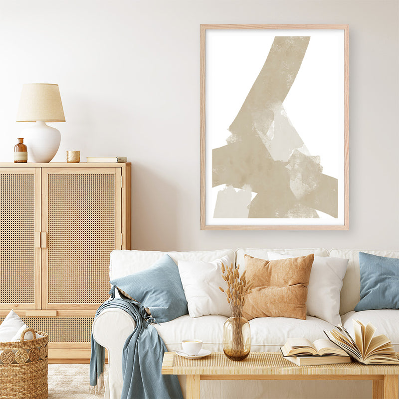 Modern Neutrals No. 1 Art Print