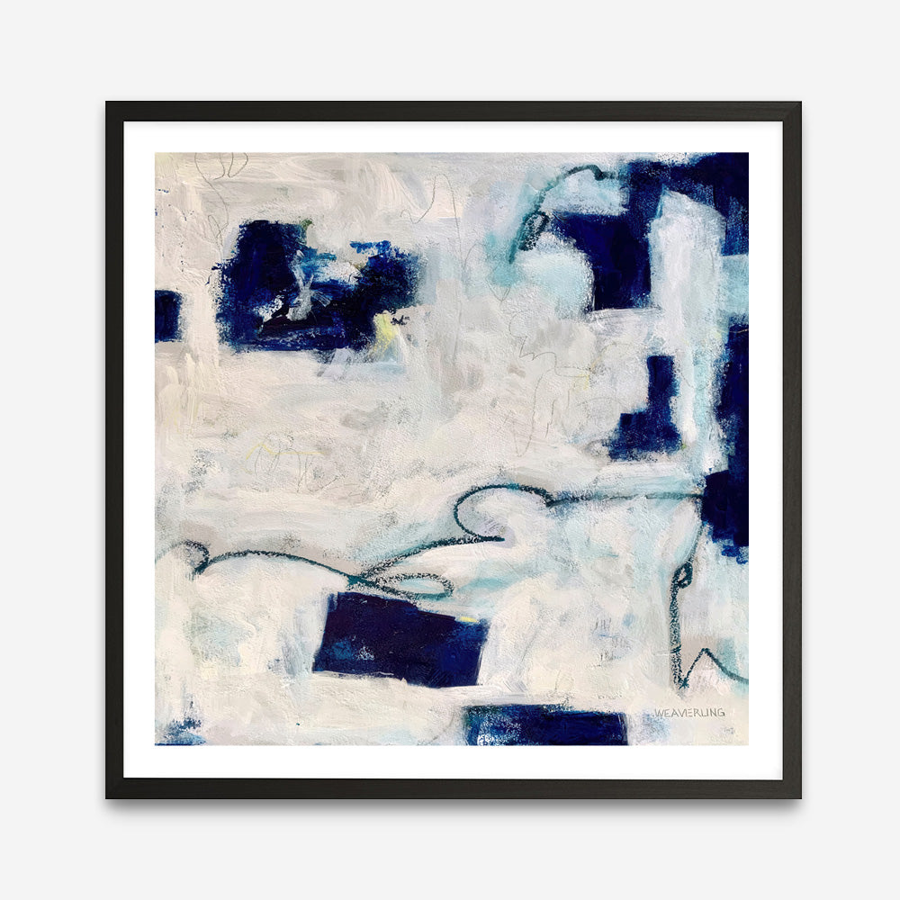 Drifting In Blue No. 1 (Square) Art Print