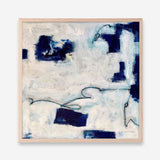 Drifting In Blue No. 1 (Square) Art Print