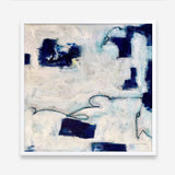 Drifting In Blue No. 1 (Square) Art Print