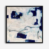 Drifting In Blue No. 1 (Square) Canvas Print