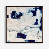 Drifting In Blue No. 1 (Square) Canvas Print